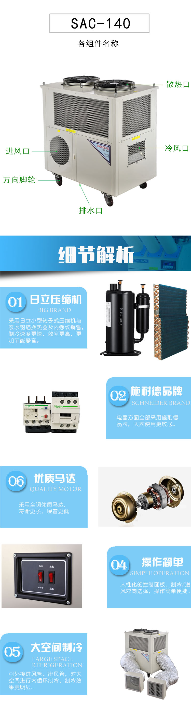 工業(yè)冷氣機(jī)制冷壓縮機(jī)的定義及功能